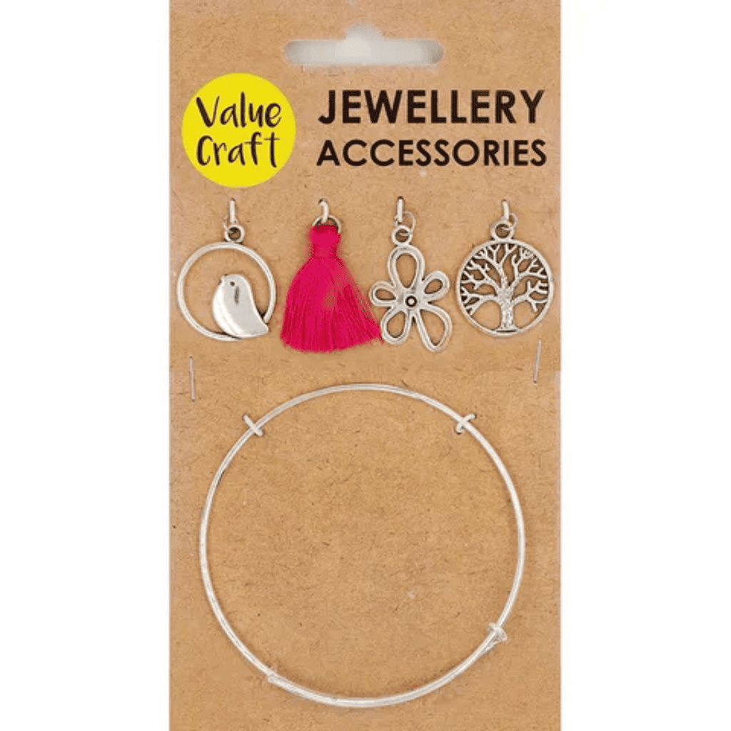 Silver Charm Bracelet Kit