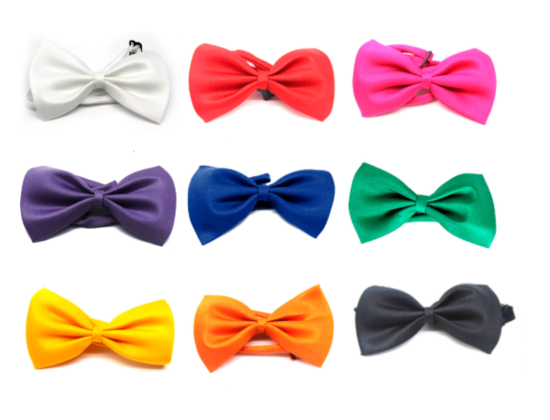 Small Plain Bow Tie - Various Colours