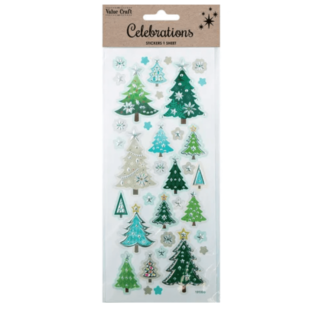 Christmas Foil Sticker Tree