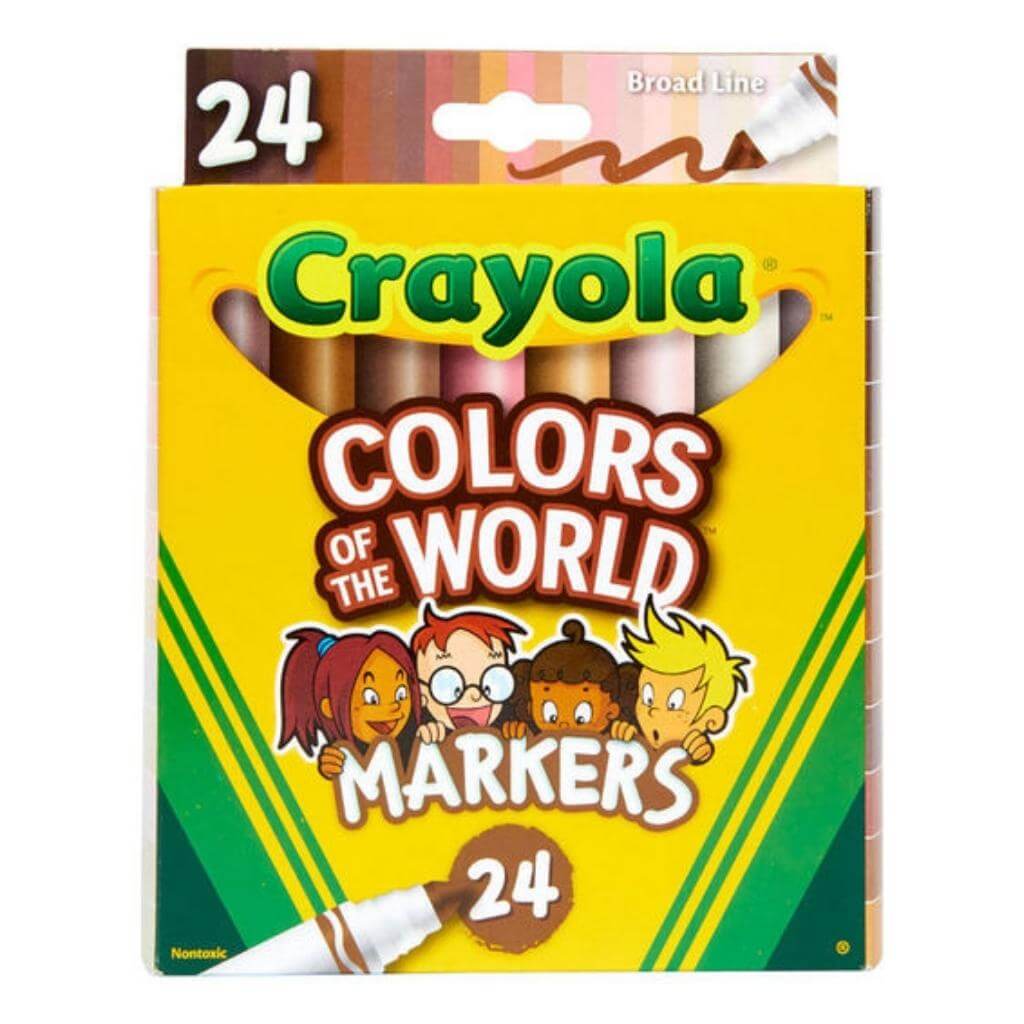 Colours Of The World Marker Pens Pack of 24
