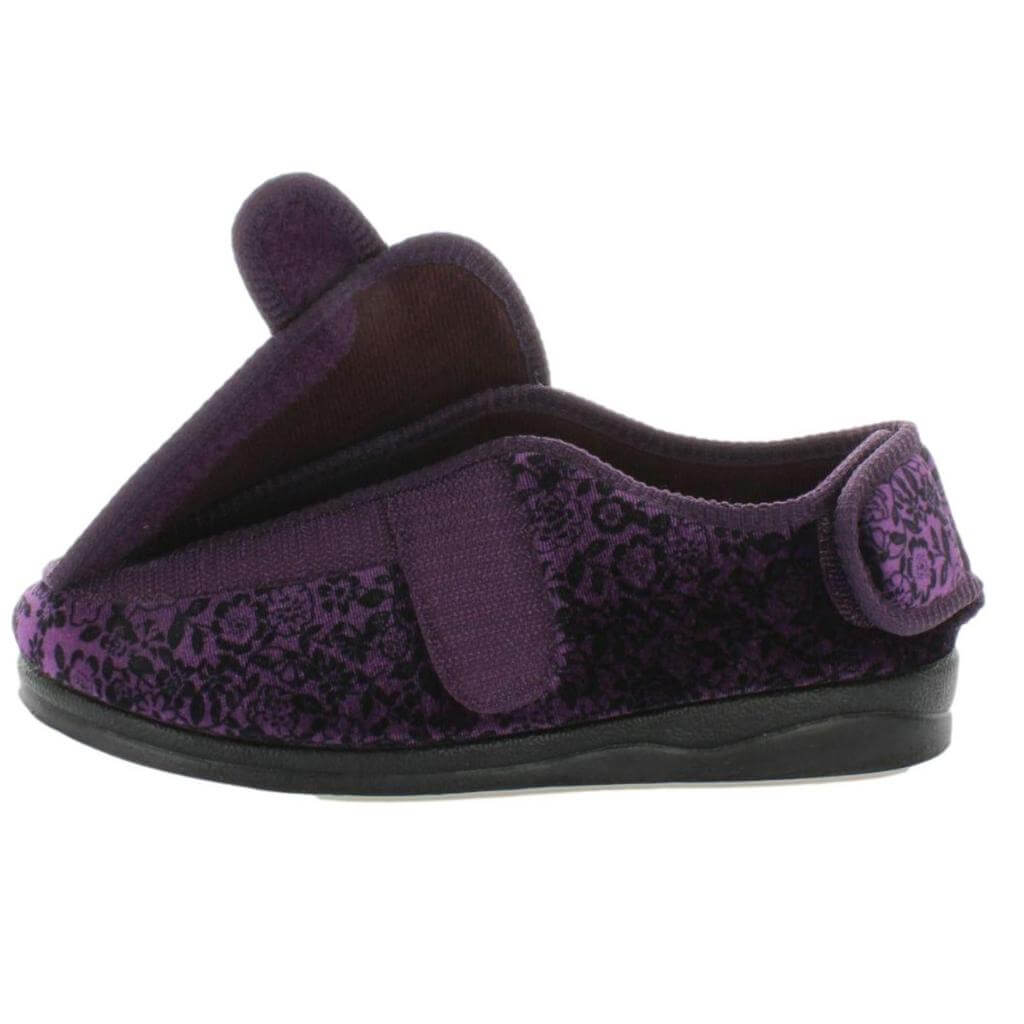 Ladies Purple Slippers