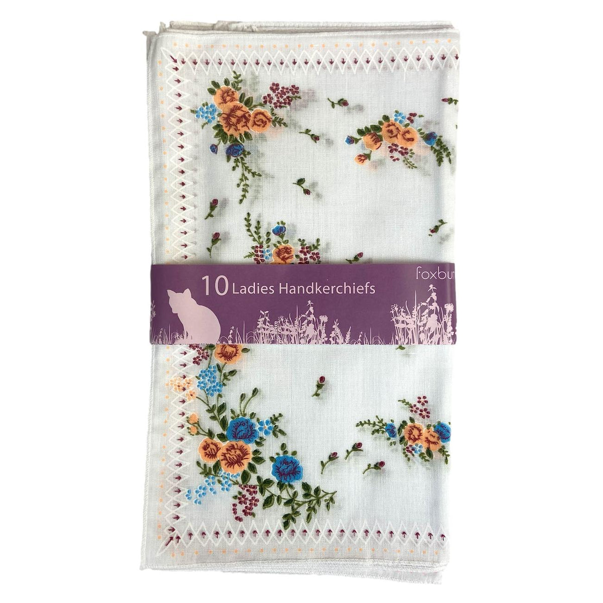 10 Women&#39;s Handkerchiefs - Senior Style