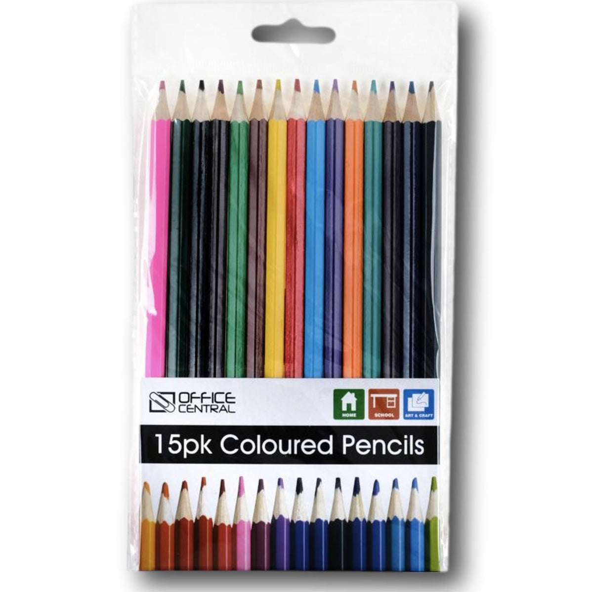Pack of 15 Coloured Pencils