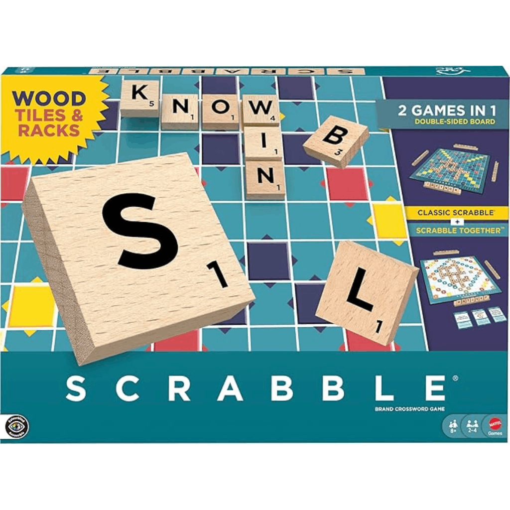 Wooden Tiles 2-in-1 Scrabble Board Game