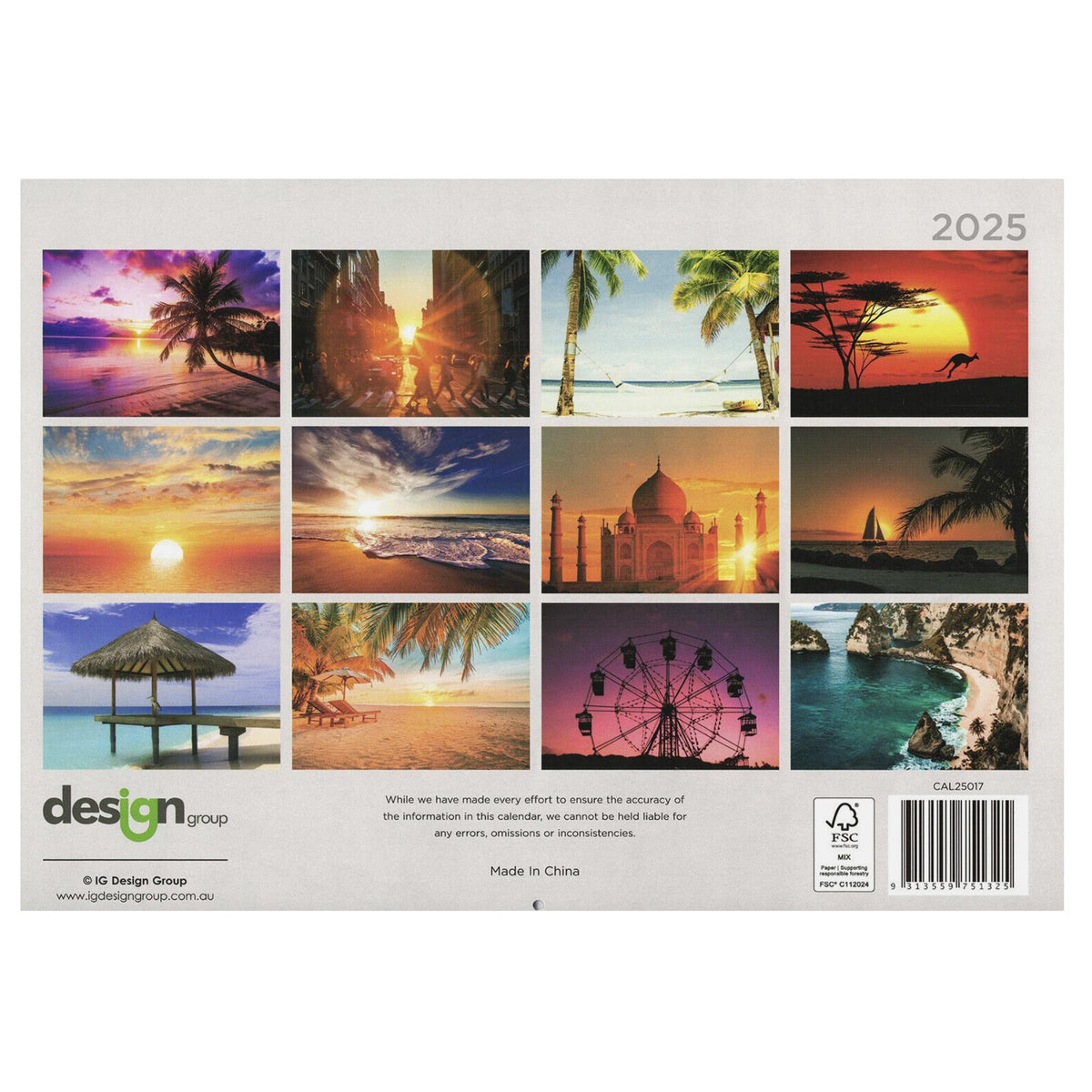 2025 Wall Calendar - Senior Style