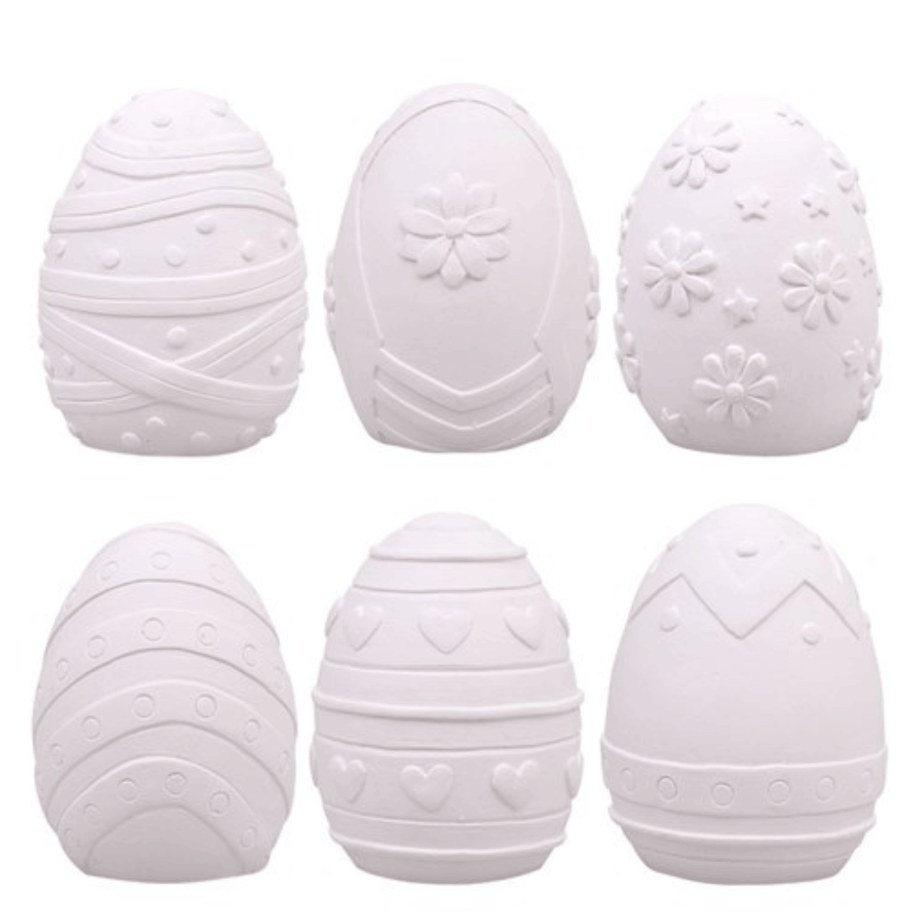 3D Plaster Easter Eggs