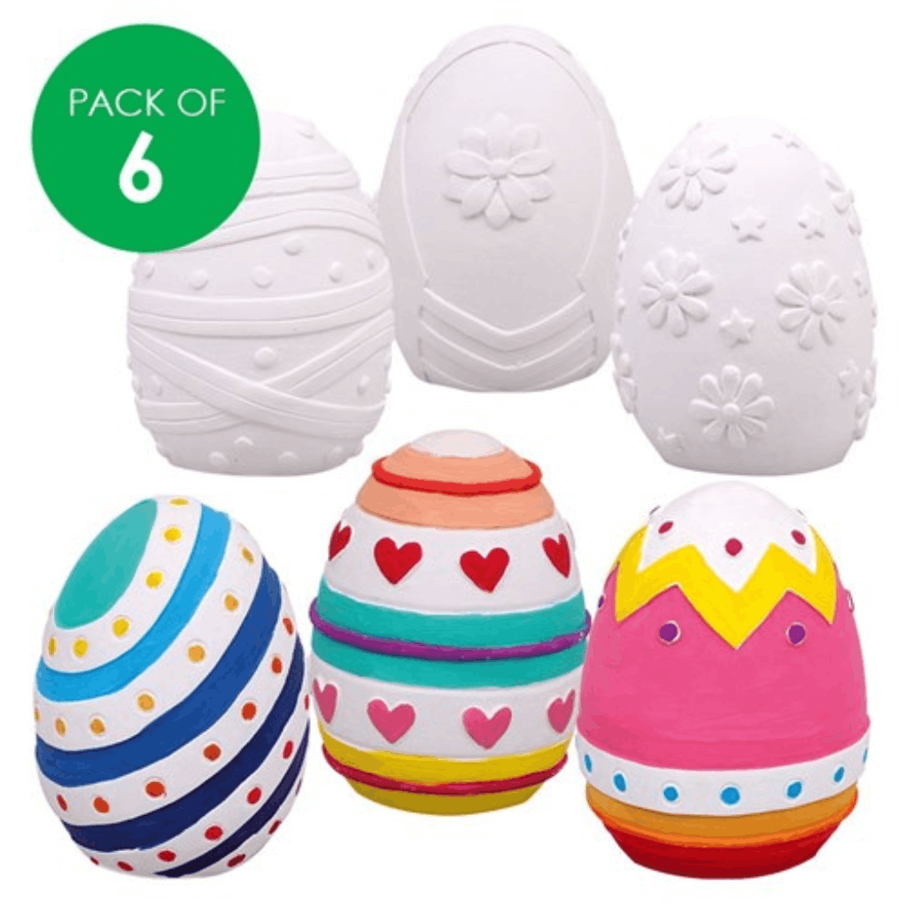 3D Plaster Easter Eggs