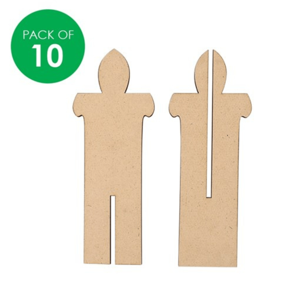 3D Wooden Candles