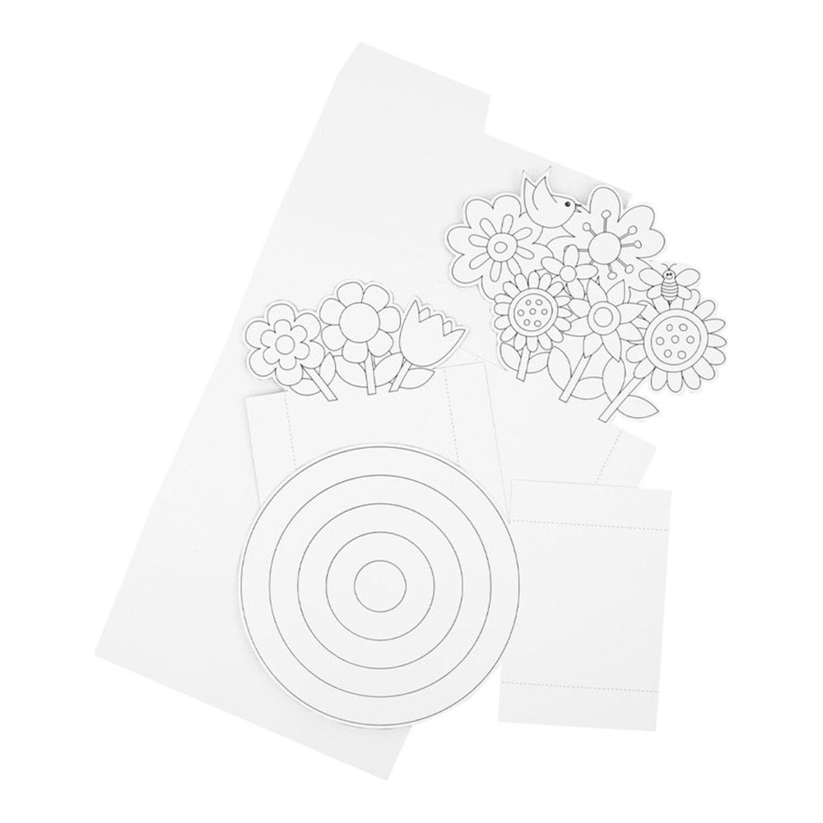 3D Colour In Pop Up Cards - Pack of 10 - Senior Style