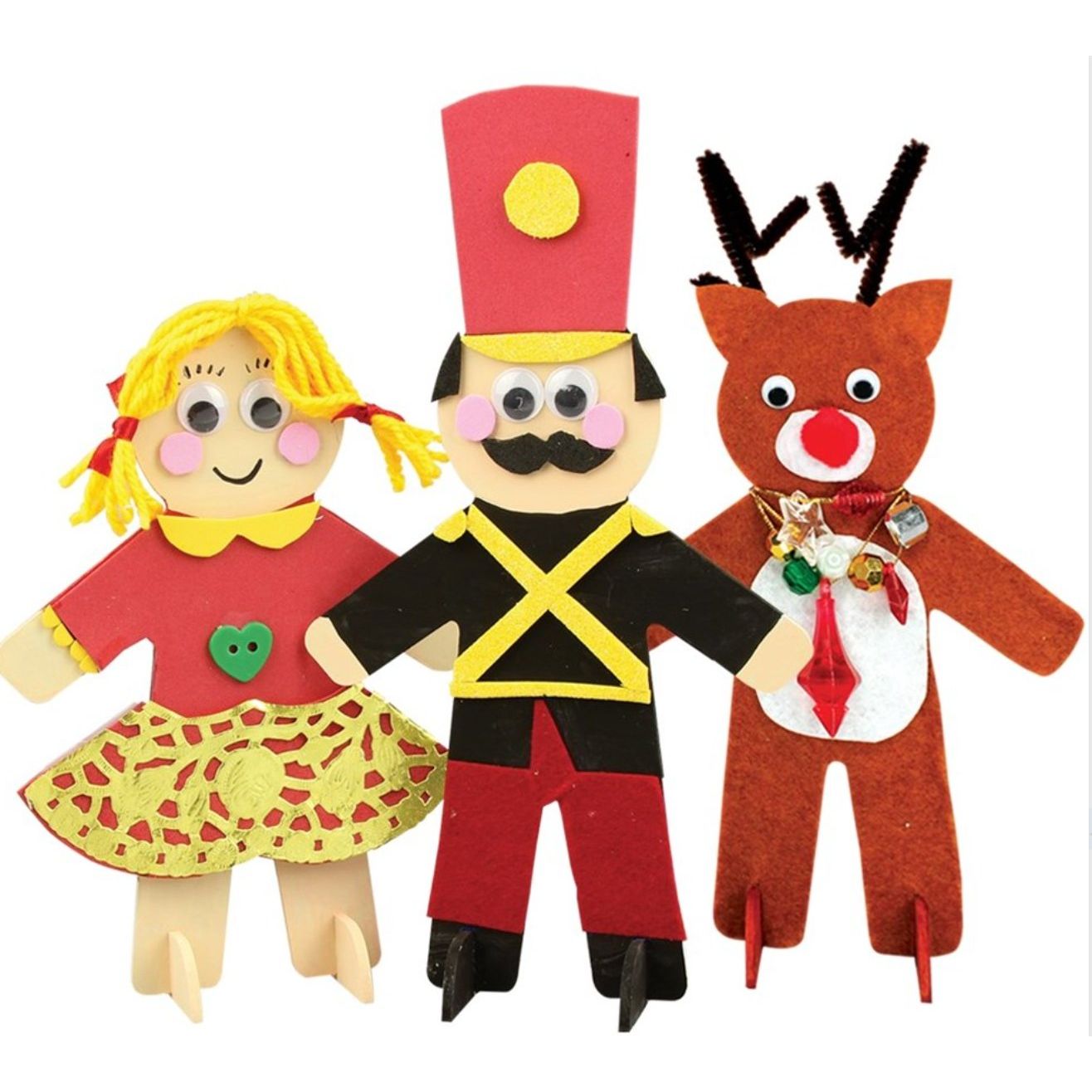 3D Wooden People - Pack of 20 - Senior Style