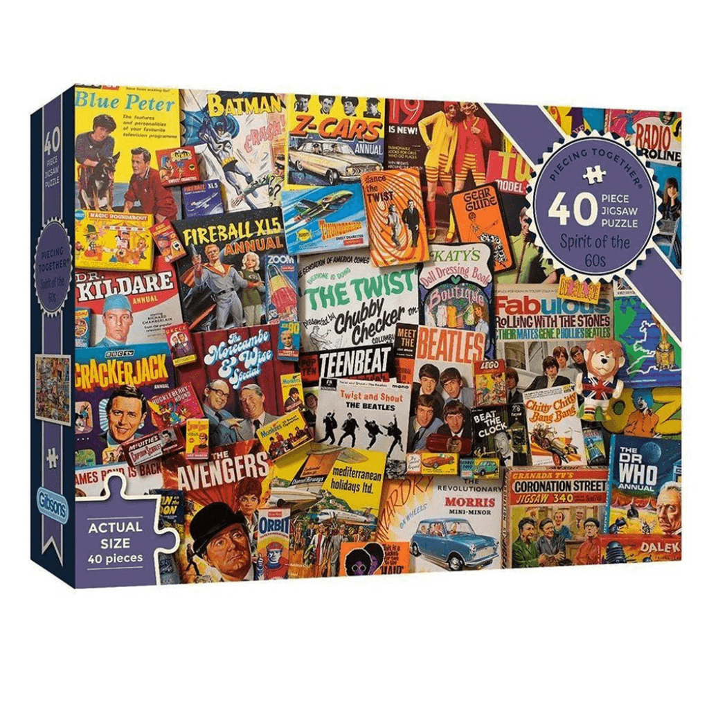60&#39;s Spirit - 40 XL Piece Jigsaw Puzzle