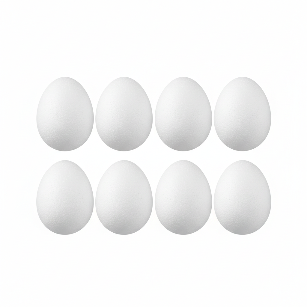 Foam Eggs Pack of 8