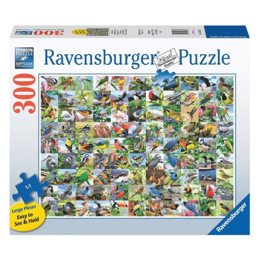 99 Delightful Birds - 300 Large Piece Jigsaw Puzzle