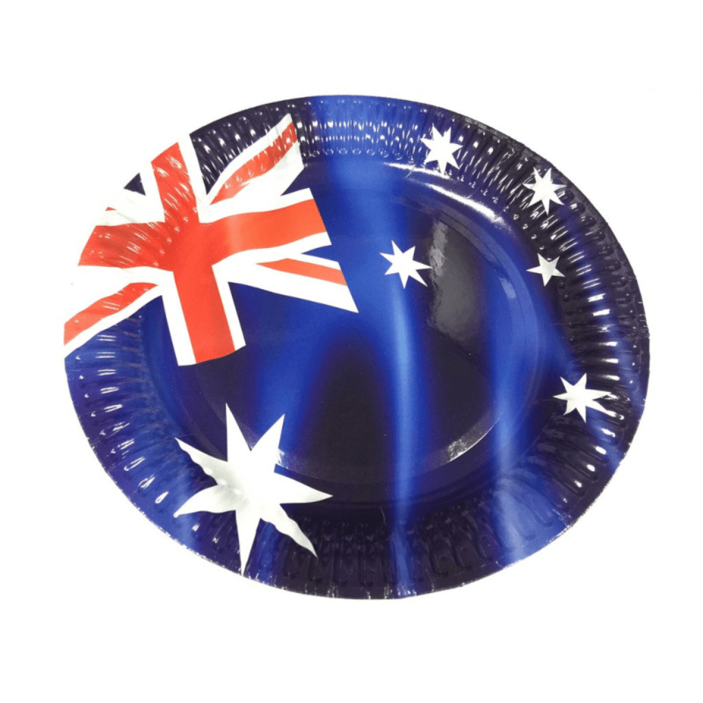 Australia 23cm Round Paper Plates