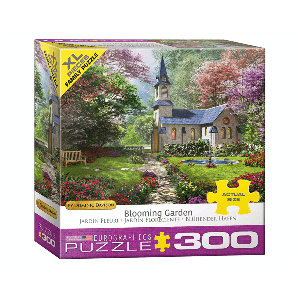 Blooming Garden - 300 Piece Extra Large Jigsaw Puzzle