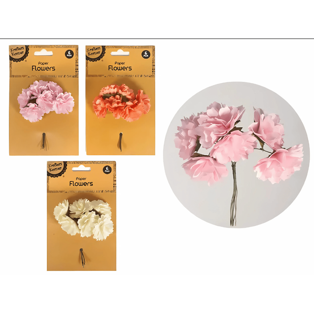 Carnation Paper Flowers