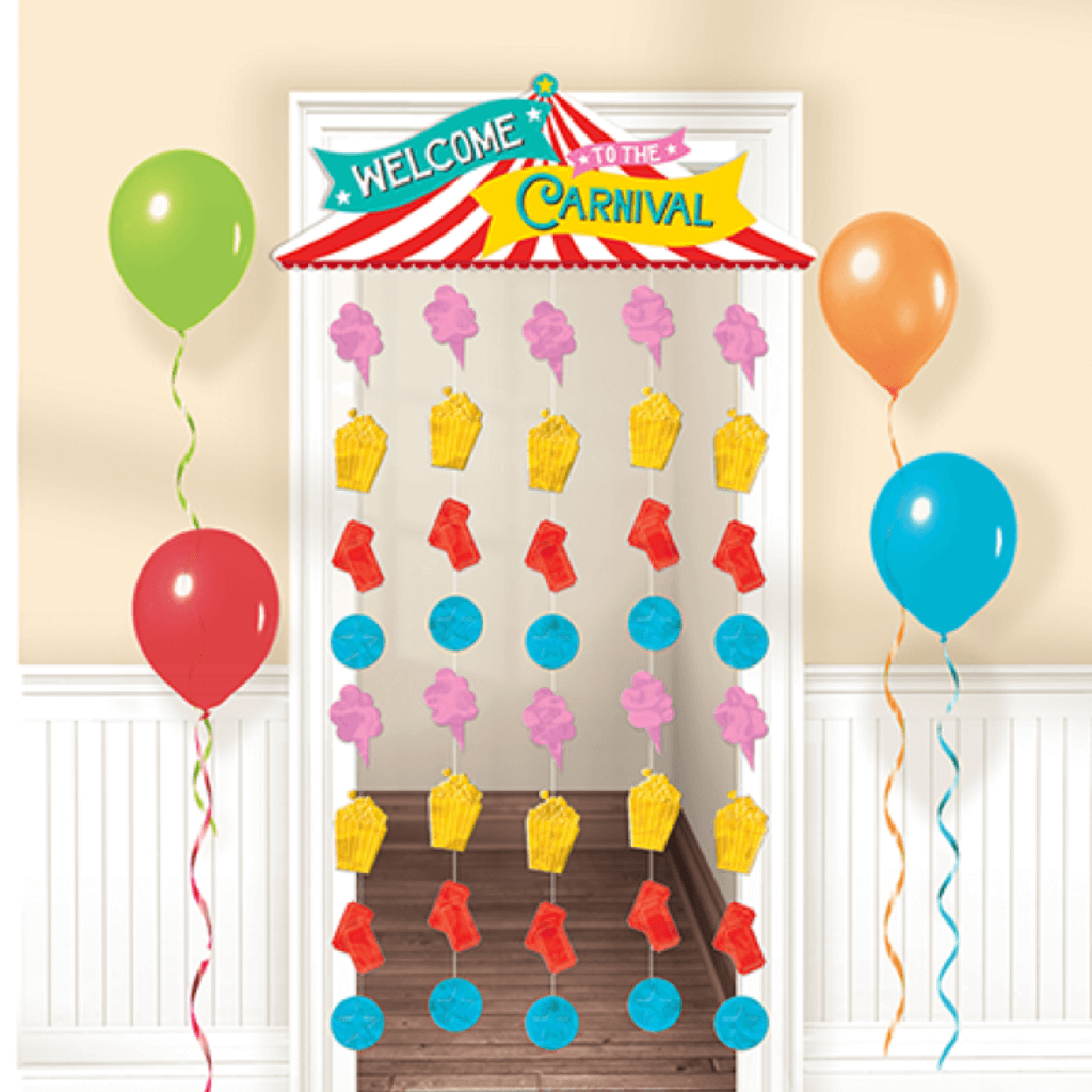 Carnival Games Door Curtain - Welcome To The Carnival