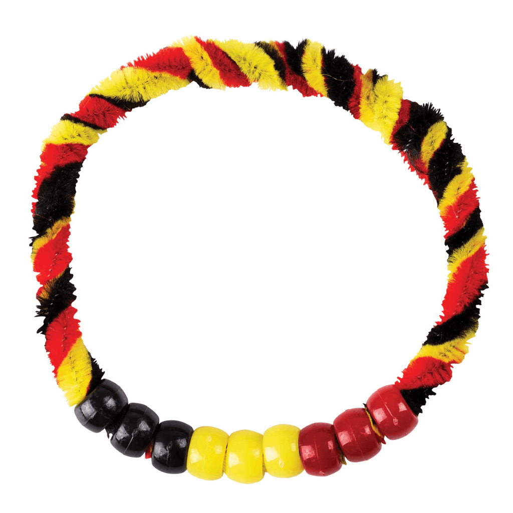 Chenille Stems - Aboriginal Flag