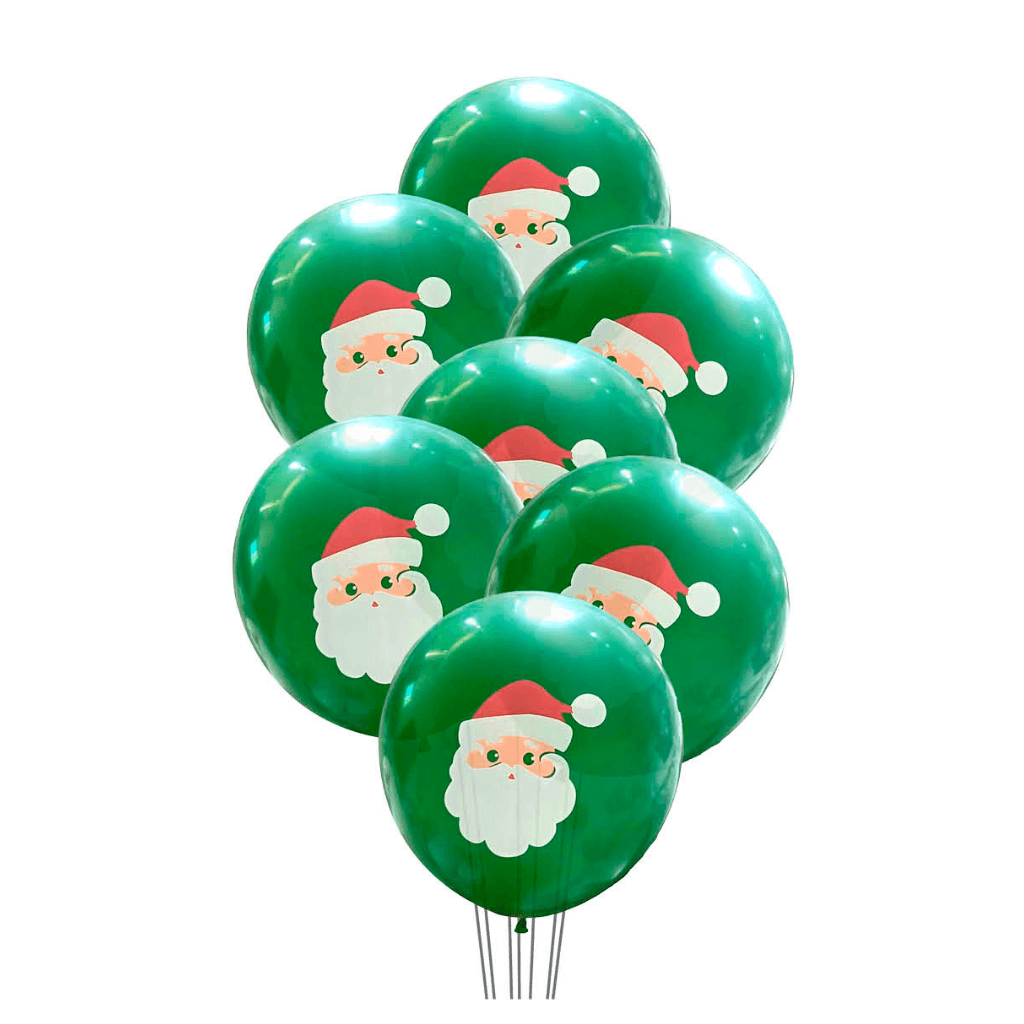 Christmas Balloons Green