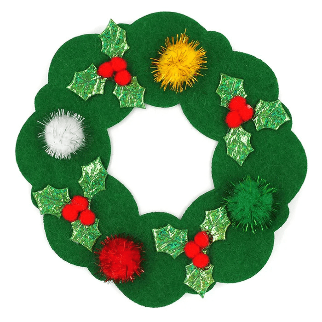 Christmas Felt Wreath Craft Kit