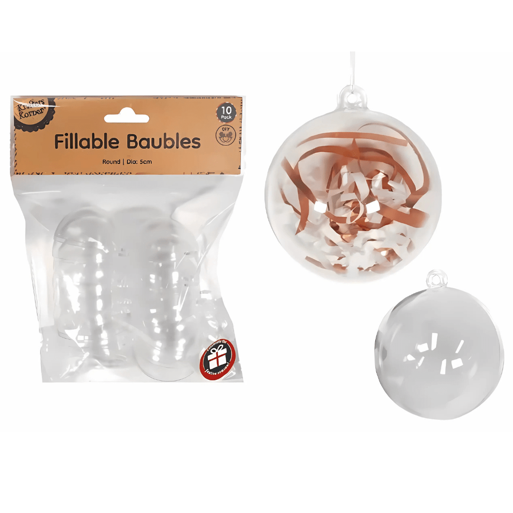 Christmas Fillable Baubles