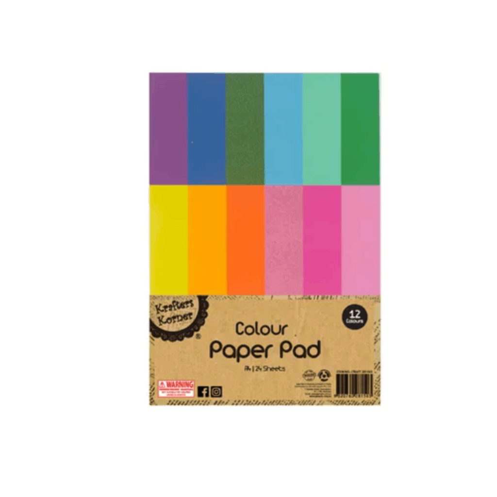 Colour Glitter Paper Pad
