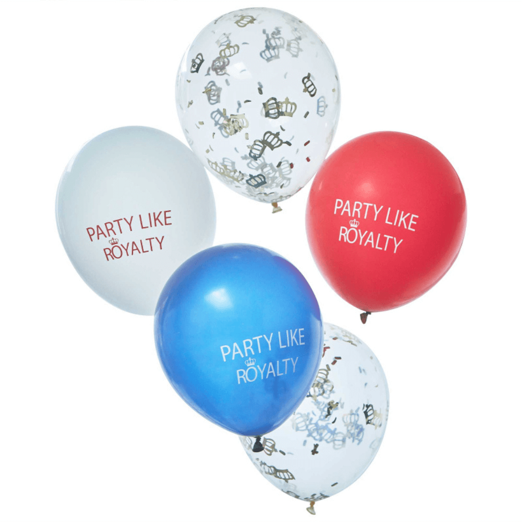 Party Like Royalty Latex Ballons