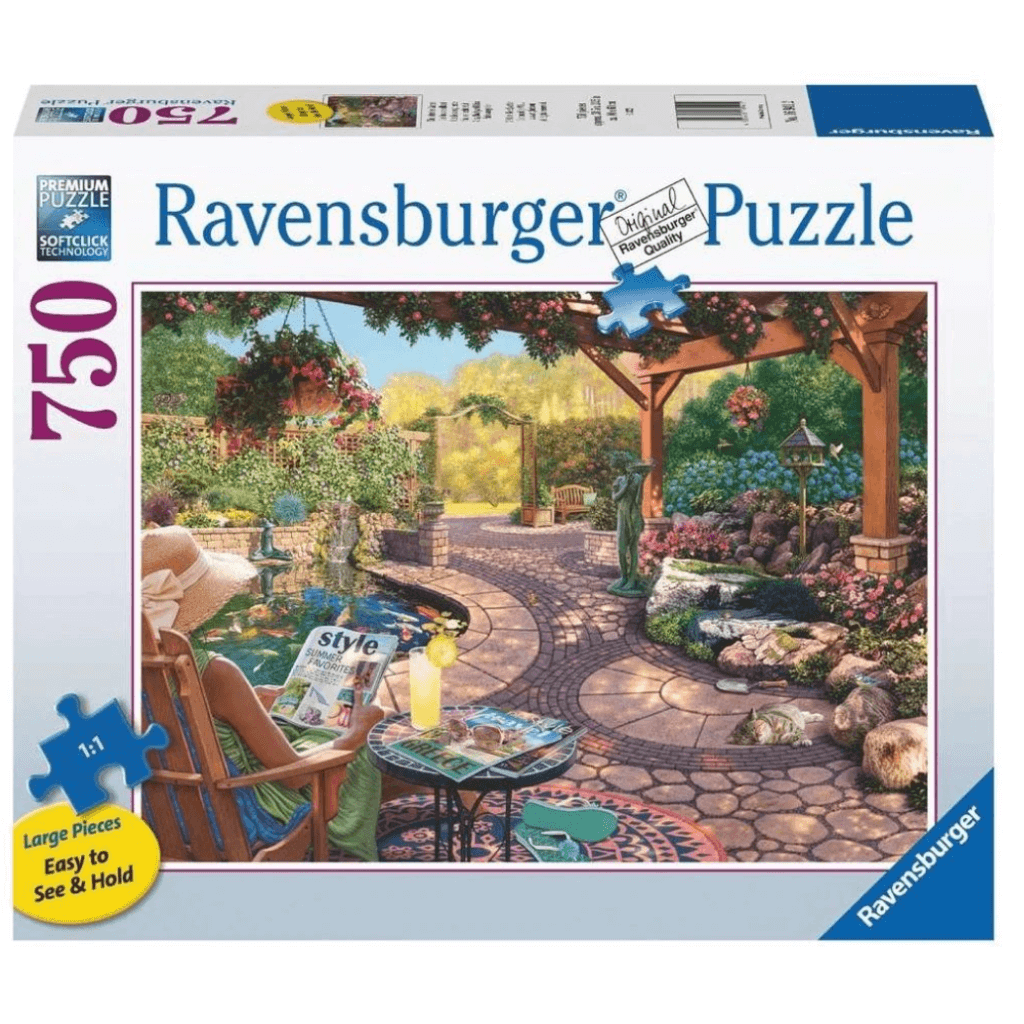 Cosy Backyard Bliss - 750 Large Piece Jigsaw Puzzle
