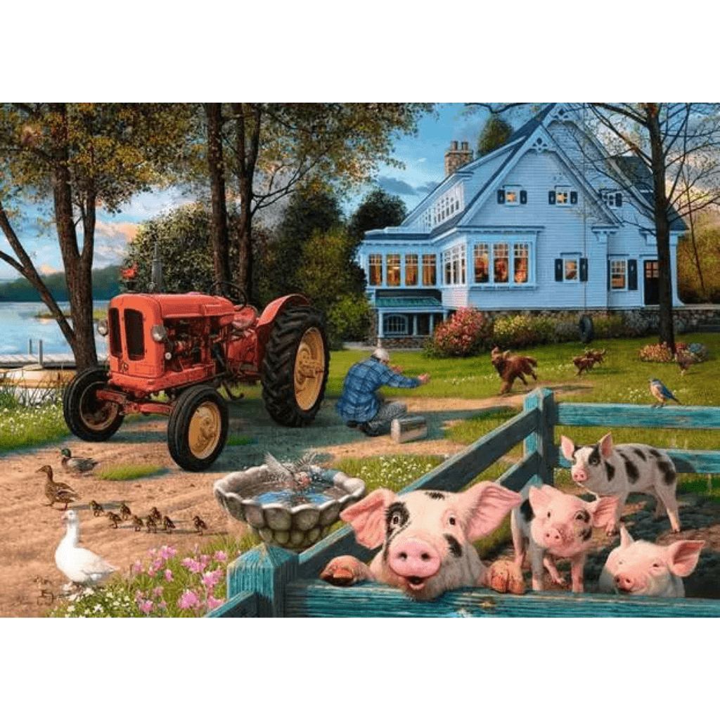 Country Life - 300 Piece Large Jigsaw Puzzle