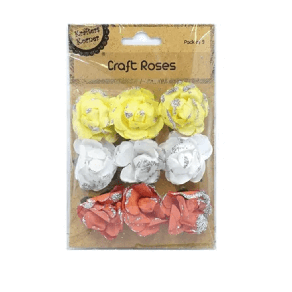 Craft Glitter Roses