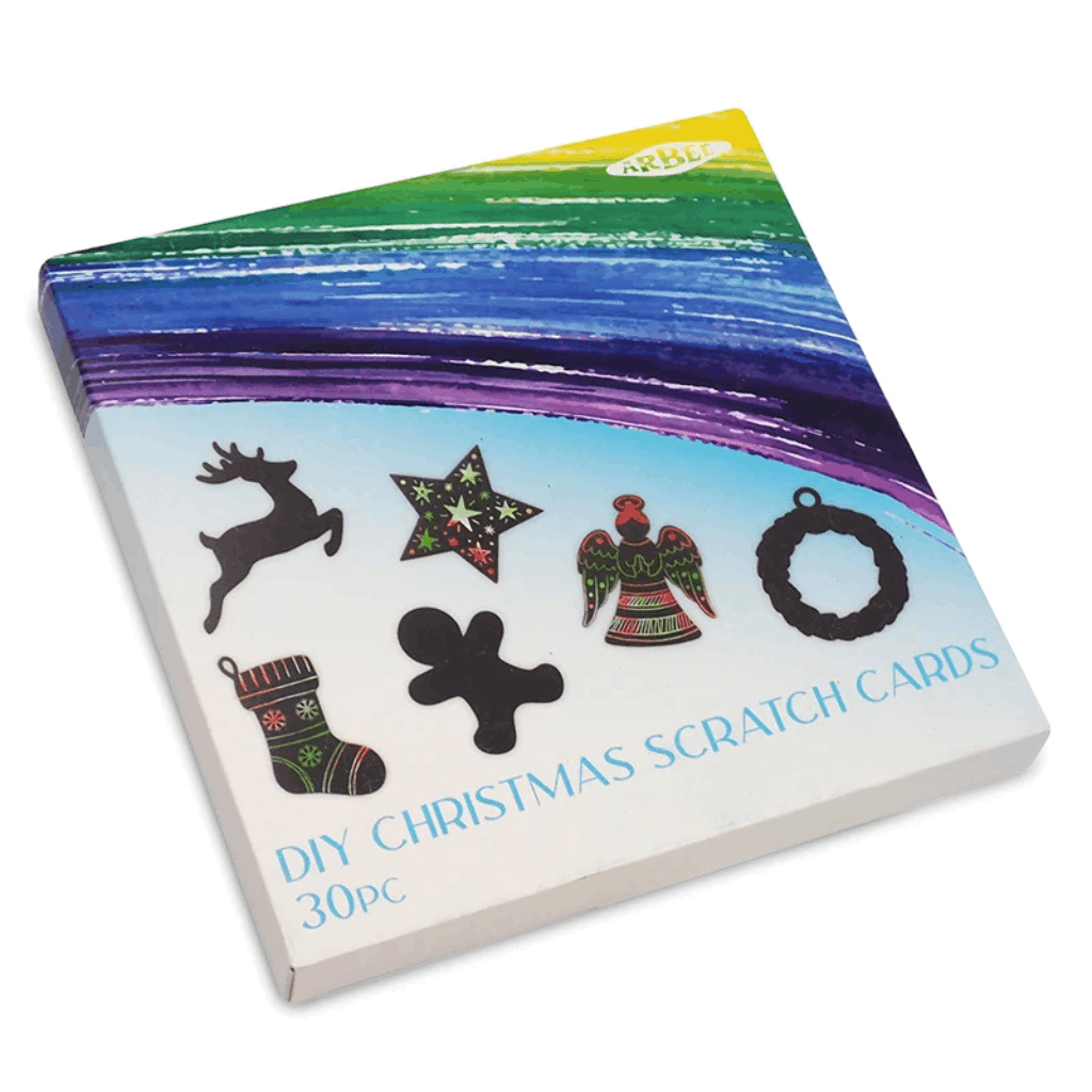 DIY Christmas Scratch Cards