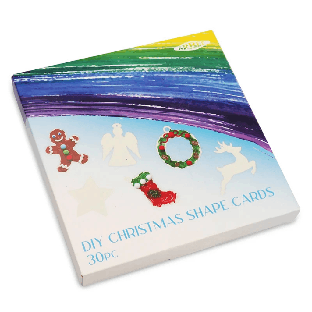 DIY Christmas Shape Card Set