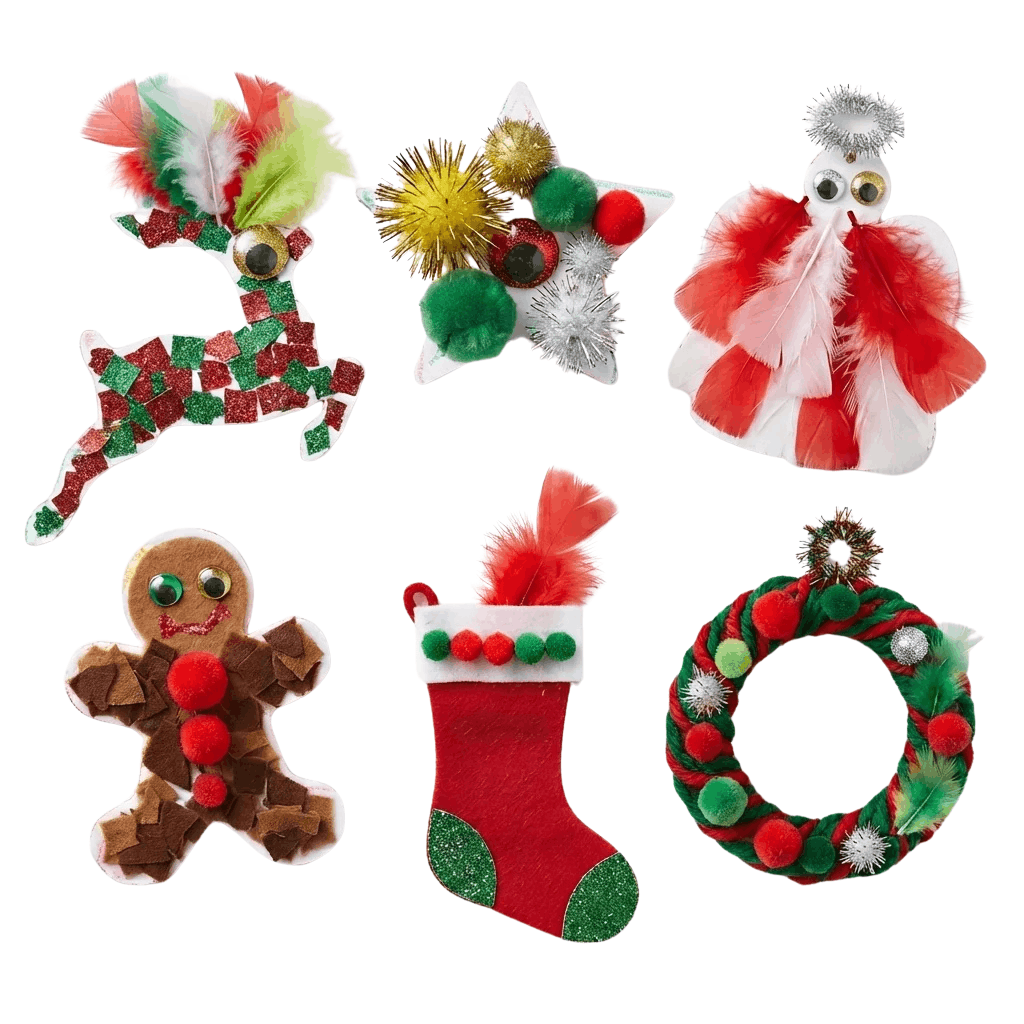 DIY Christmas Shape Card Set