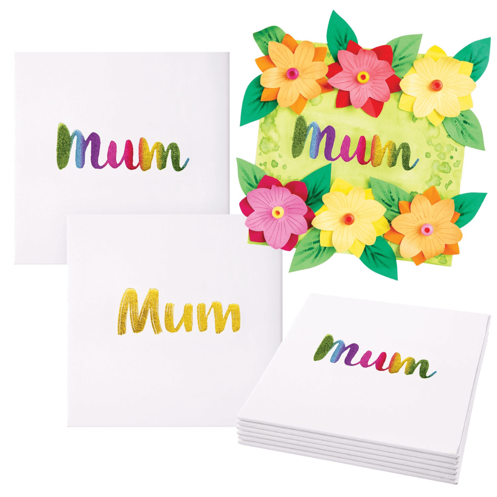 DIY Mother&#39;s Day Foil Canvas Pack of 6