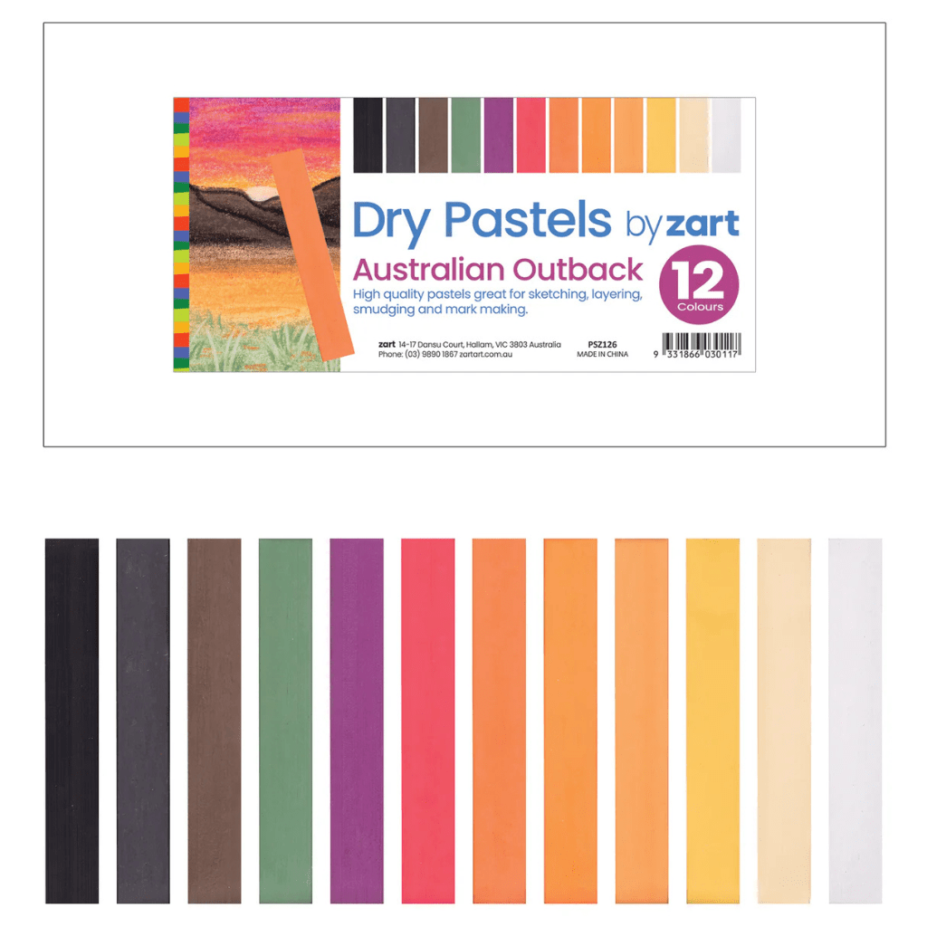 Dry Pastels - Australian Outback