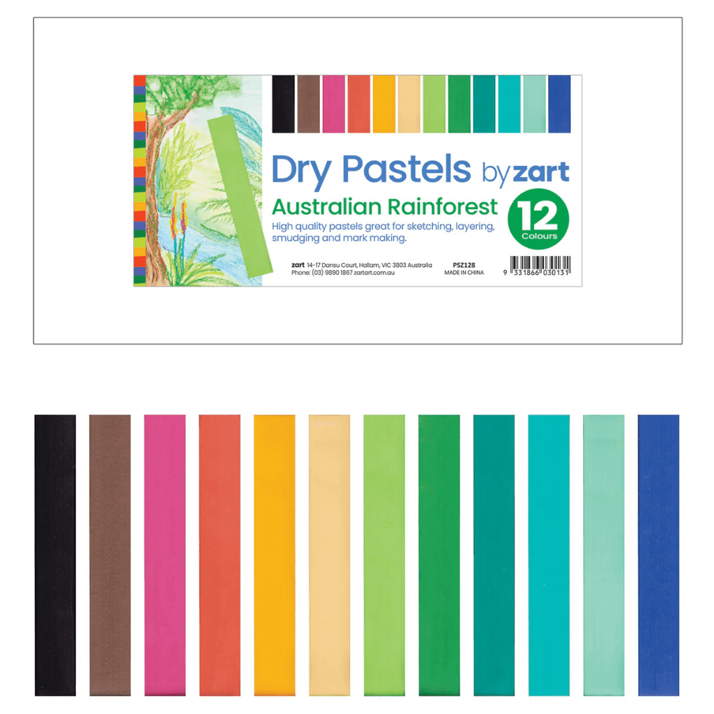 Dry Pastels - Australian Rainforest