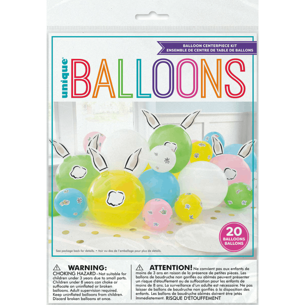Easter Bunny Balloon Centrepiece Kit
