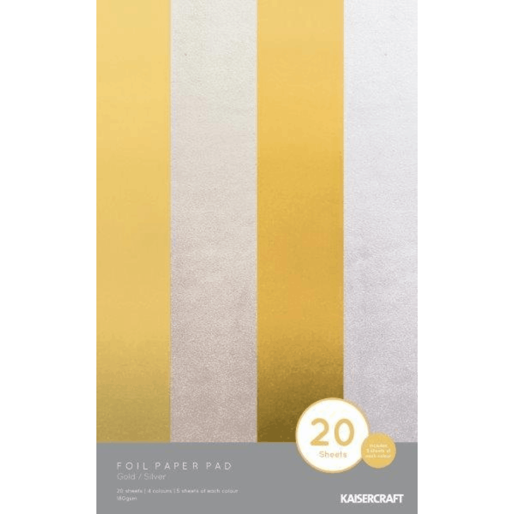 Foil Paper Pad - Gold/Silver