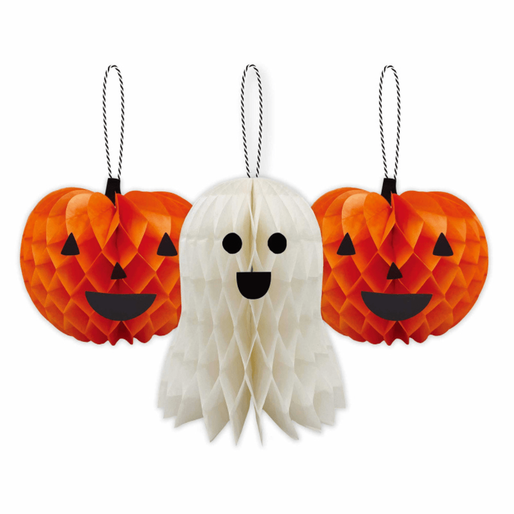 Fright Night Honeycomb Decorations