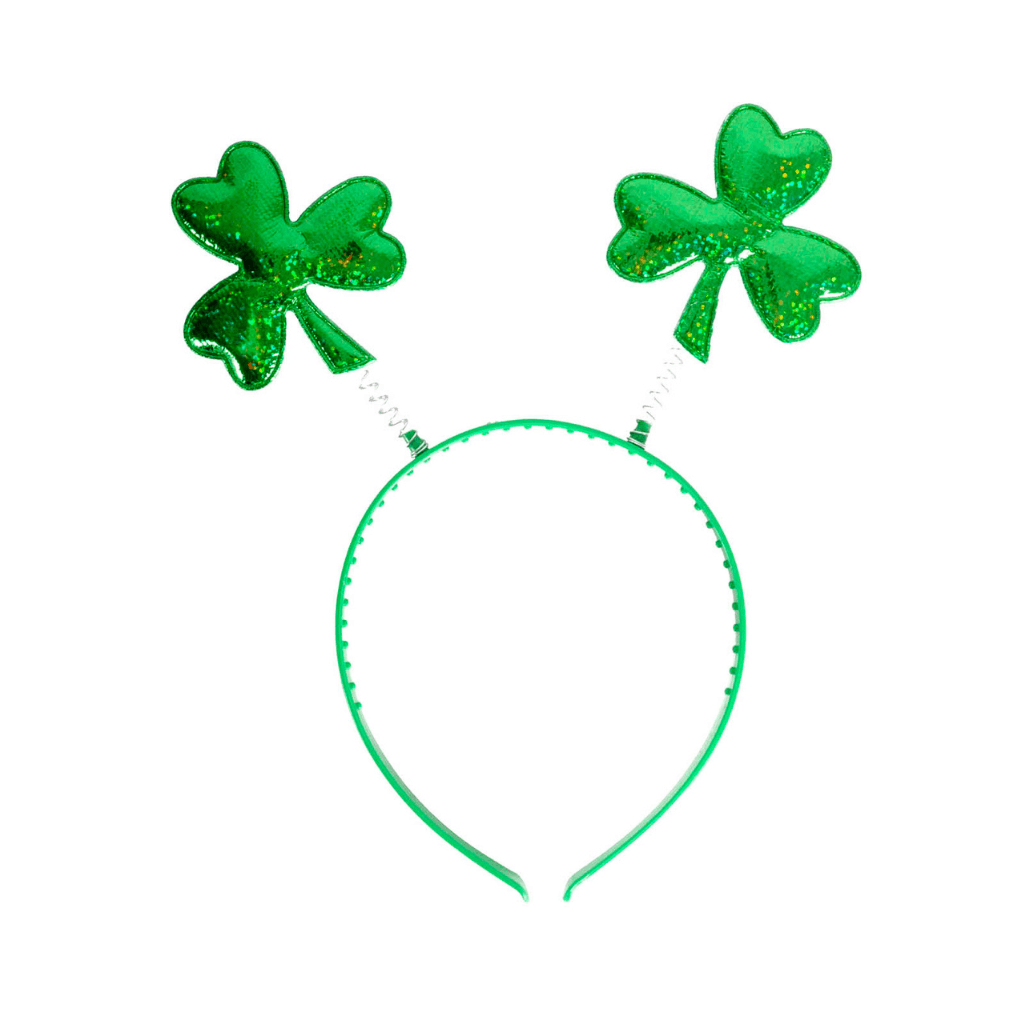 Glitter Clover Headband