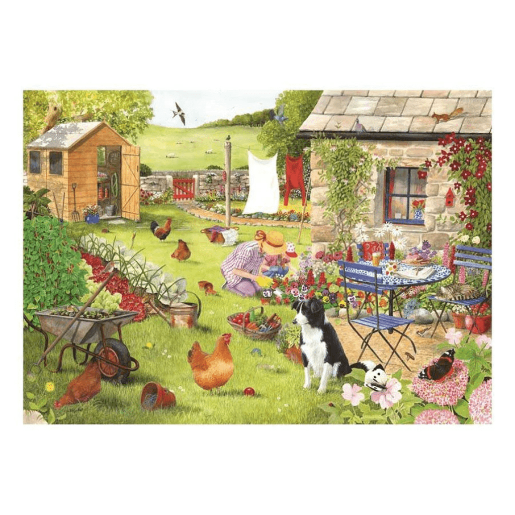 Grandmas Garden - 500 Large Piece Jigsaw Puzzle