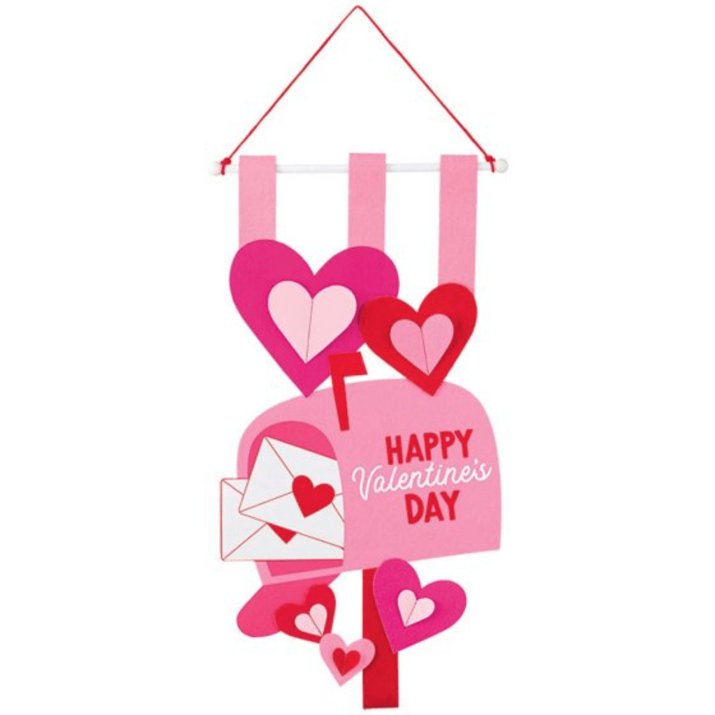 Happy Valentine's Day 3D Felt Banner