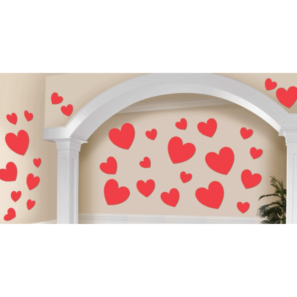 Heart Cutouts Assorted Sizes Cardboard Value Pack