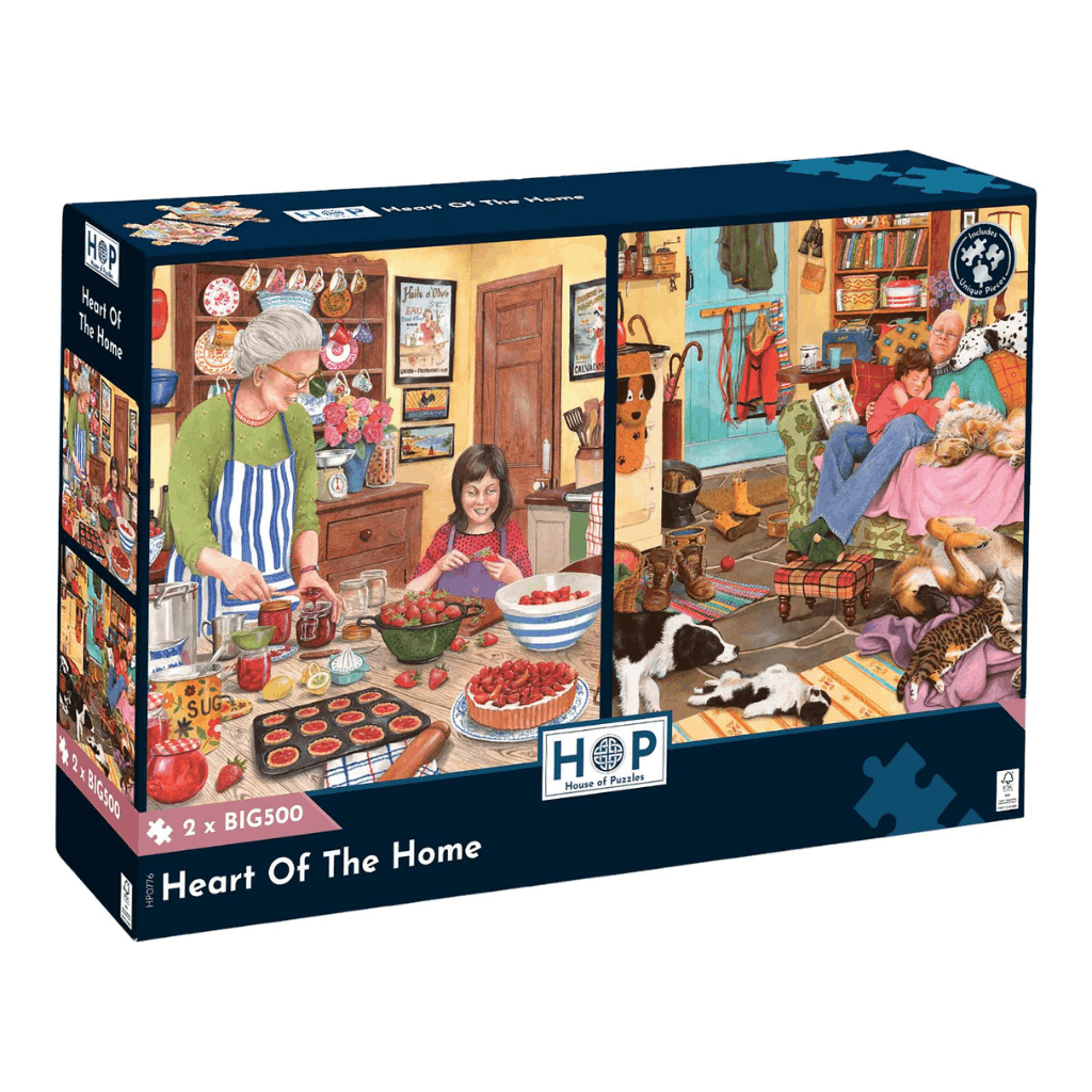 Heart of the Home - Two 500 Large Piece Jigsaw Puzzles Multipack