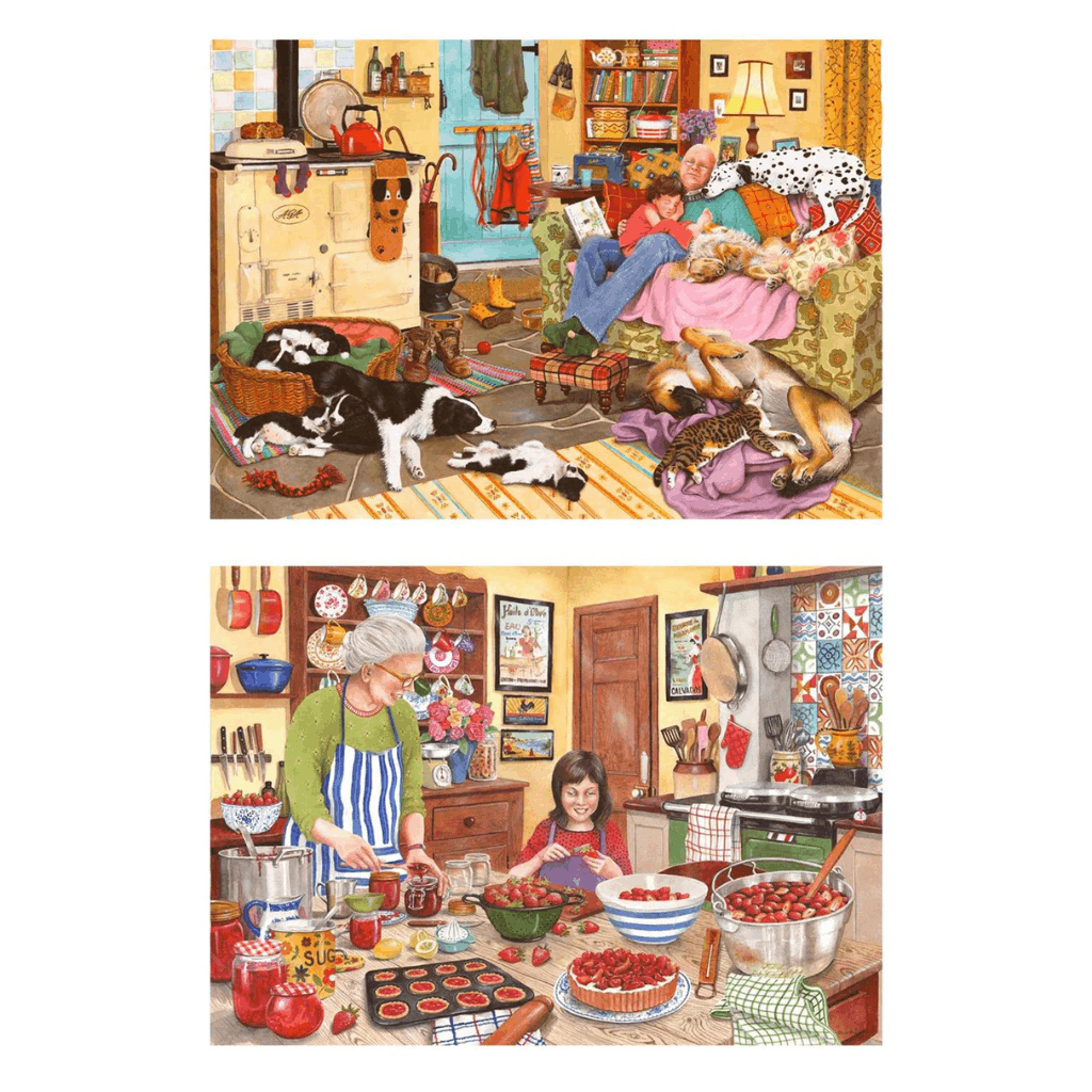 Heart of the Home - Two 500 Large Piece Jigsaw Puzzles Multipack