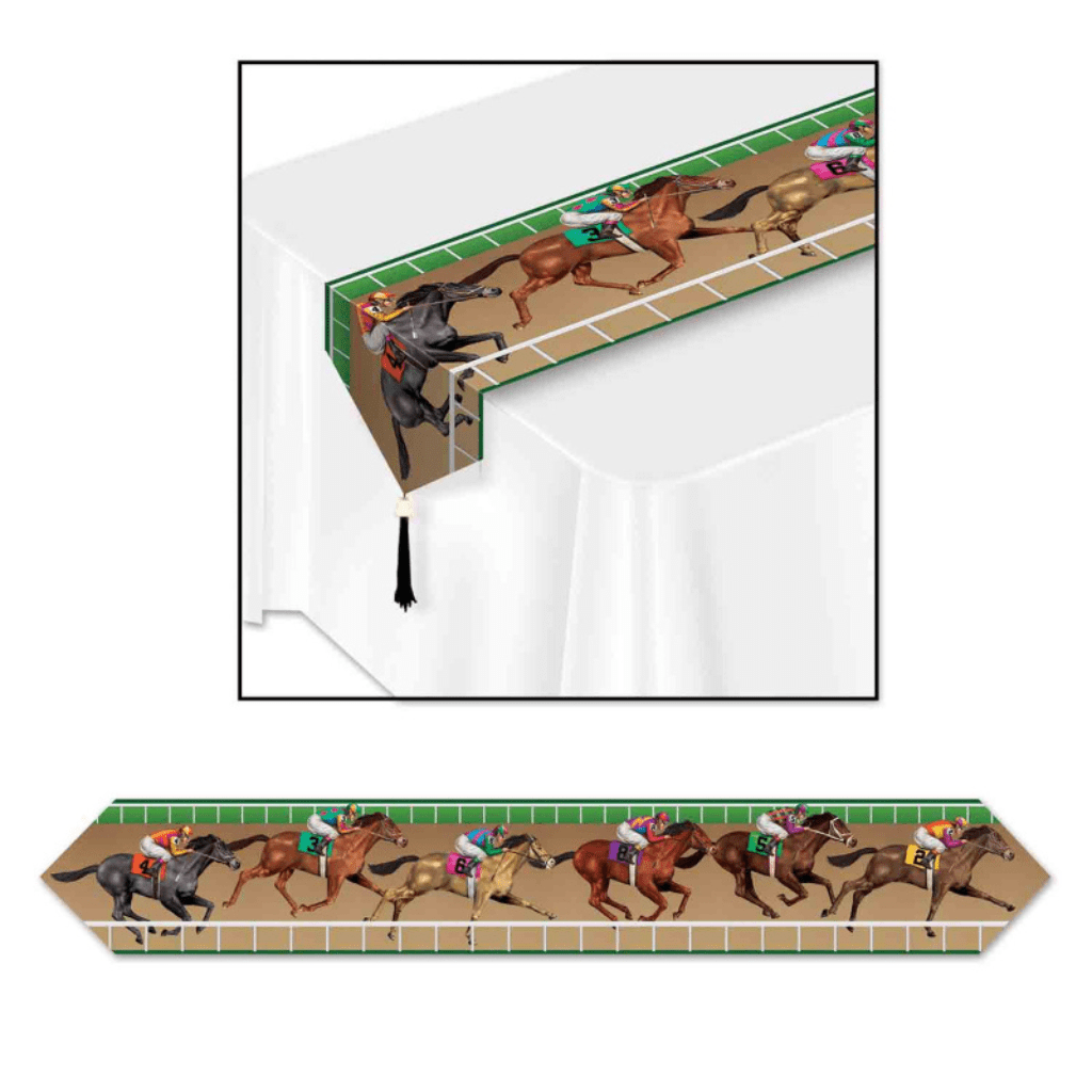 Horse Racing Table Runner