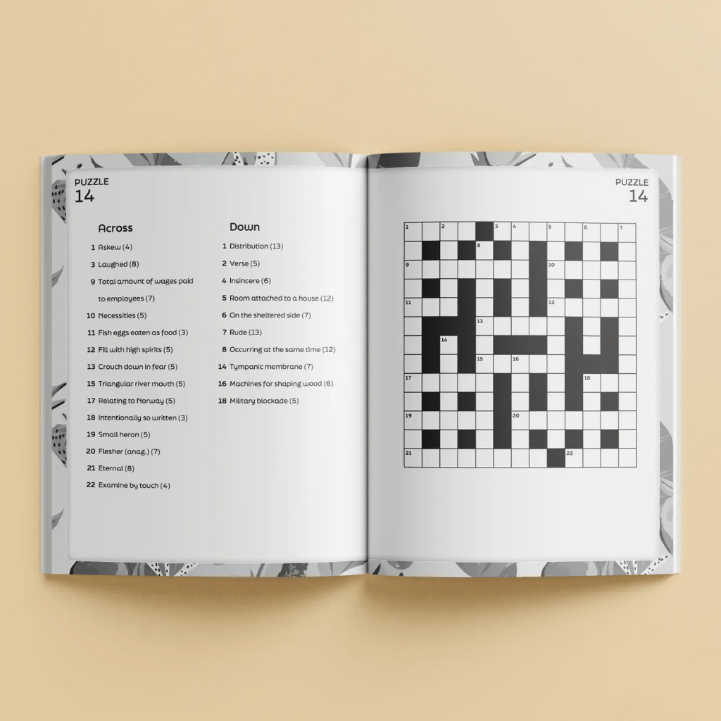 Large Print Crossword Puzzles