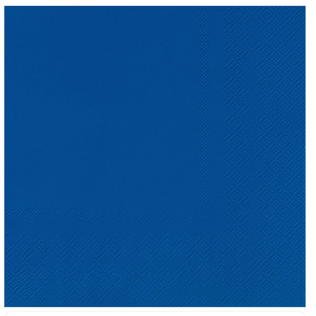 Lunch Napkins 20CT 2PLY Royal Blue