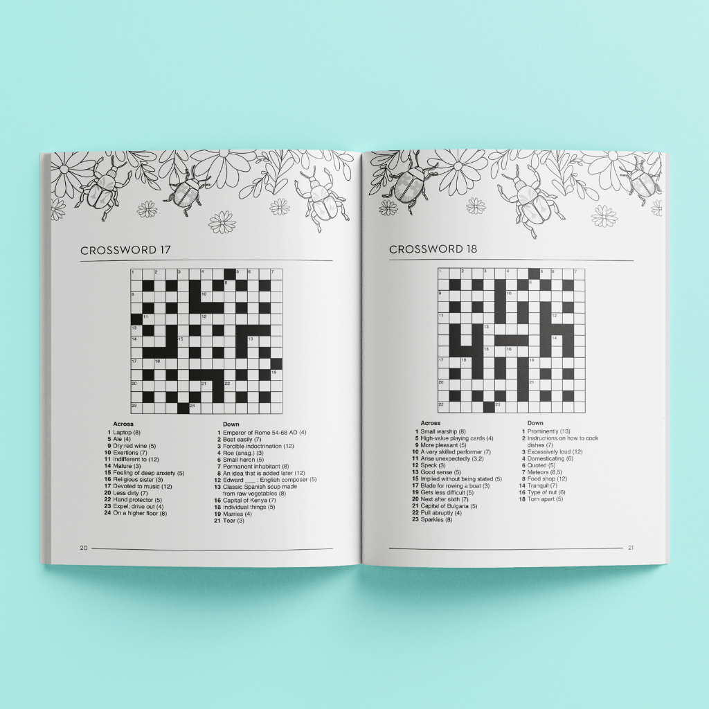 Mindwaves Puzzle Book Crosswords