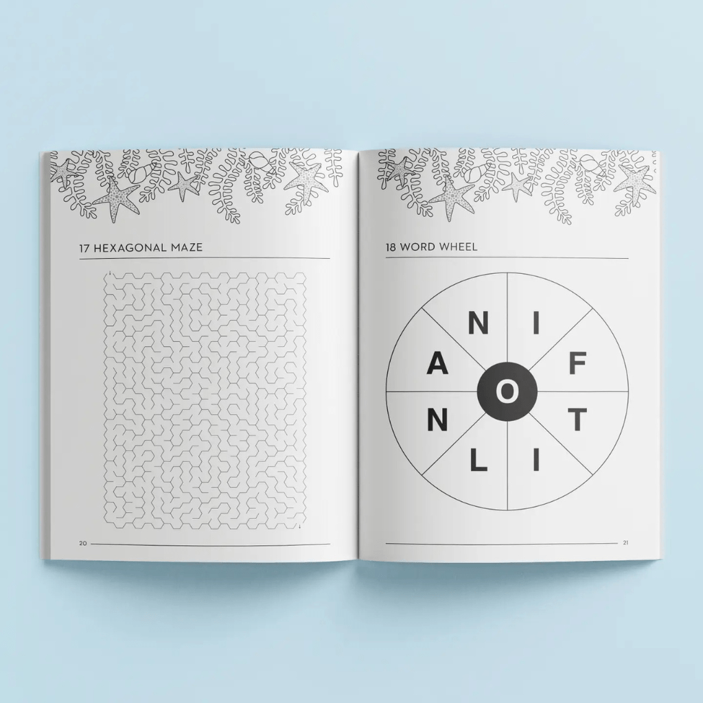 Mindwaves Mixed Puzzles Book